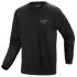 Tričko dlhý rukáv Arcteryx Kragg Cotton Heatmap LS Men Black/Multi