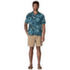 Košeľa krátky rukáv Patagonia Tidal Threads Shirt Men Tropiclimb: New Navy