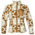 West Bend Print Full Zip II Women Camel Brown, Cozy Quilt 226