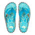 Žabky Gumbies Gumbies Turquoise Pattern Turquoise Pattern
