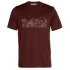 Tričko krátky rukáv Icebreaker Tech Lite II SS Tee Combi Ski Trip Men ESPRESSO