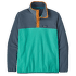 Mikina Patagonia Micro D® Snap-T® Fleece Pullover Men Fresh Teal