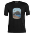 Tričko krátky rukáv Icebreaker Tech Lite II SS Tee Herd Path Men Black