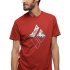 Tričko krátky rukáv Black Diamond Mountain Logo SS Tee Men Red Rock
