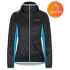 Aequilibrium Insulation Hoody Women Black/Malibu Blue