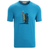 Tričko krátky rukáv Icebreaker Central Classic SS Tee Otter Paddle Men GEO BLUE