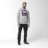Mikina Millet Heritage Sweat Hoodie Men SAPHIR/ELECTRIC BLUE