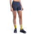 Boxerky Icebreaker Merino Seamless Active 4 inch Shorts Women GRAPHITE