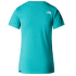 Tričko krátky rukáv The North Face EASY TEE S/S Women YYN VISTULA BLUE/TNF WHITE