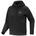 Mikina Arcteryx Emblem Fleece Hoody Women Black
