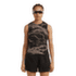 Tričko krátky rukáv Icebreaker Merino Blend 125 Cool-Lite Speed Tank Motion AOP Women PORCINI/BLACK/AOP