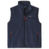 RETRO PILE VEST Men New Navy