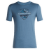 Tričko krátky rukáv Icebreaker Tech Lite SS Crewe Alpine Crest Men (104312) GRANITE BLUE